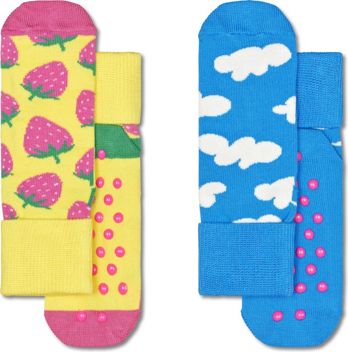Actual product image Happy Socks Strawberry Anti-Slip (pack of 2, 24 - 26)