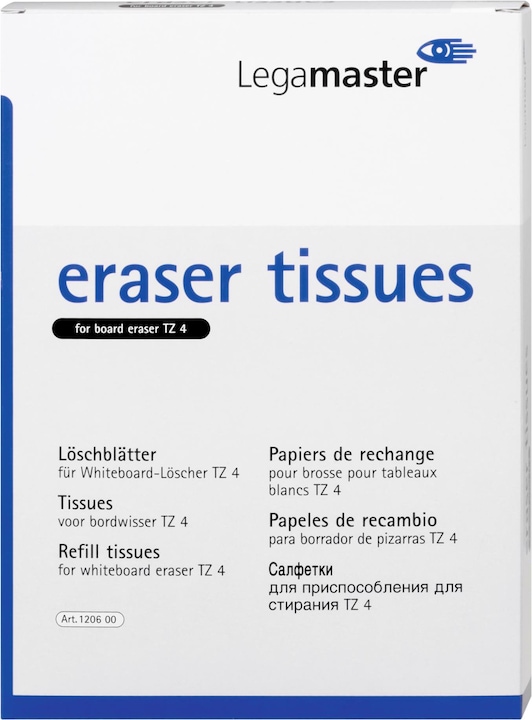 Legamaster Carta assorbente per lavagne bianche TZ 4