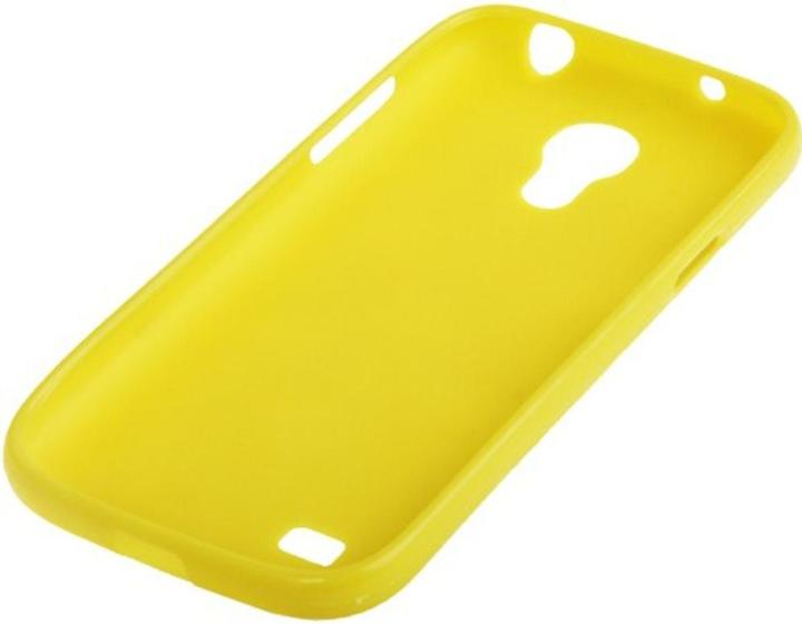 Produktbild König Design Schutzhülle Punkte TPU Case für Handy Samsung Galaxy S4 mini i9190 gelb/weiss (Samsung Galaxy S4 mini)