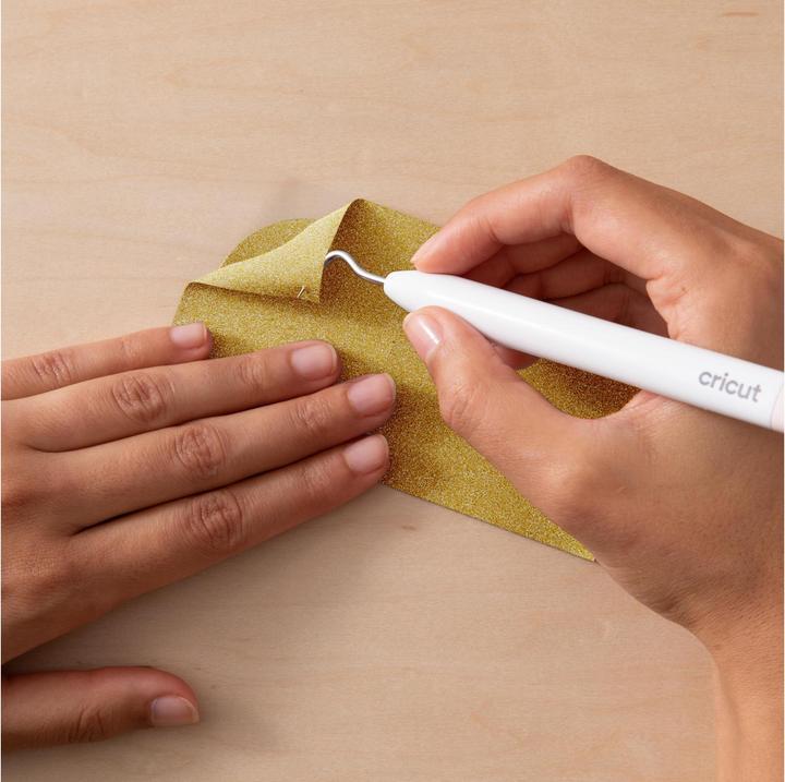 Produktbild Cricut Aufbügelfolie Smart Iron-On 21 x 48 cm, Gold Glitzer