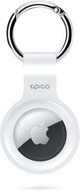 Epico Custodia in silicone Airtag Bianco