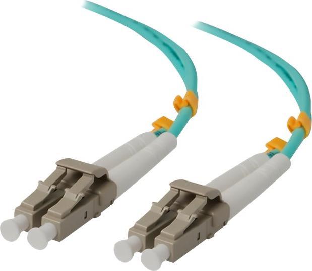 Actual product image Alogic Fibre optic cable LC-LC Multi Mode Duplex LSZH OM3 (CAT8.2, 1.50 m)