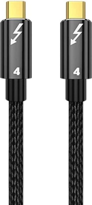 PowerGuard Thunderbolt 4 Nylon Braid 0.5m 40 Gbps 100 Watt 8K (0.50 m, 100 W)