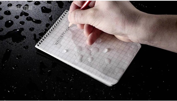 Produktbild Modestone Notizblock wasserfest (145 x 105 mm, Kariert)