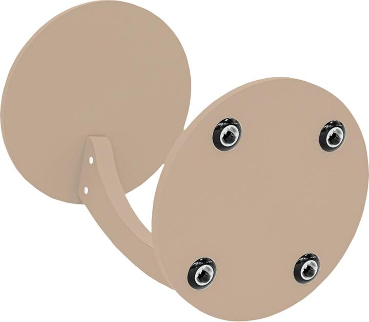 Produktbild En.Casa Beistelltisch Holeby 56 x Ø 38 cm Cappuccino