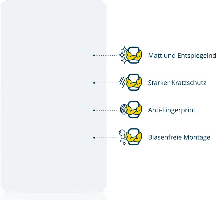 Produktbild BROTECT Entspiegelungs-Schutzfolie Displayschutz Matt (2 Stück, Samsung Galaxy Xcover Pro)