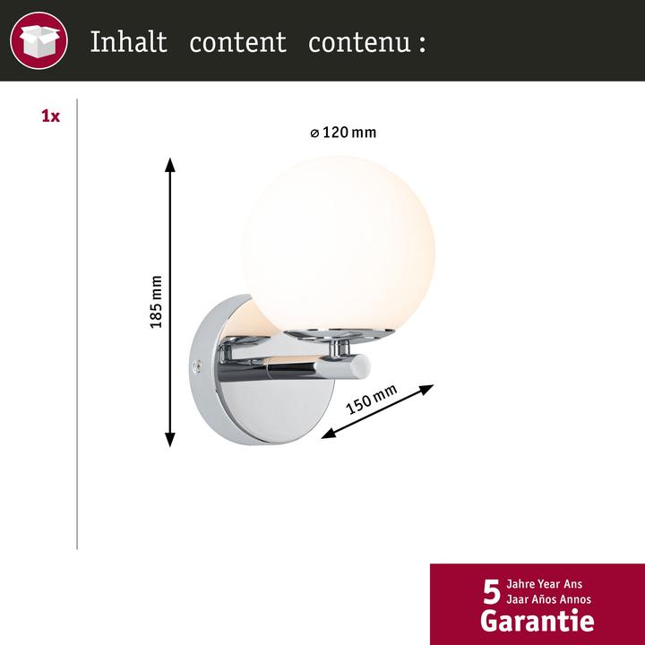 Actual product image Paulmann PAUL wall lamp (460 lm)