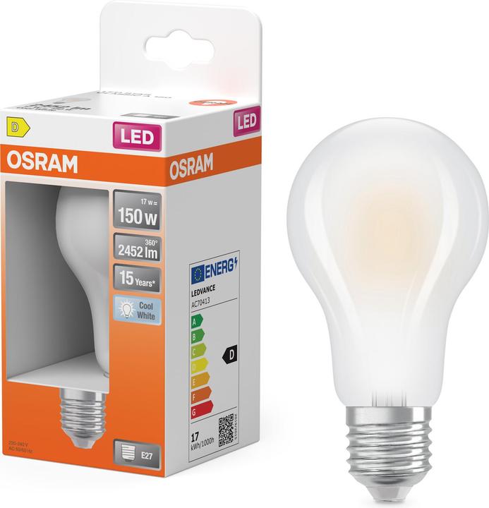 Produktbild Osram Led Retrofit Classic A (E27, 17 W, 2500 lm, 1 x, D)