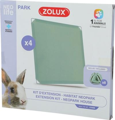 Zolux Neolife Neopark Konijn Uitbereidingsset Gesloten Panelen - 35X35 Cm 4 St