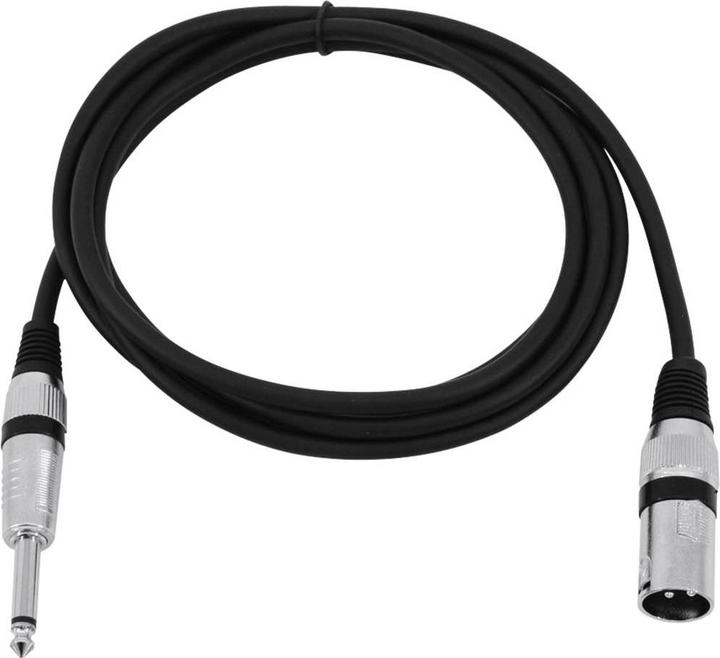 Actual product image Omnitronic Adapter cable XLR(M)/jack mono 2m sw (2 m, XLR Cables)