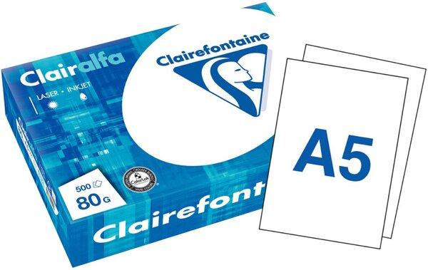 Produktbild Clairefontaine Clairalfa (80 g/m², 500 x, A5)