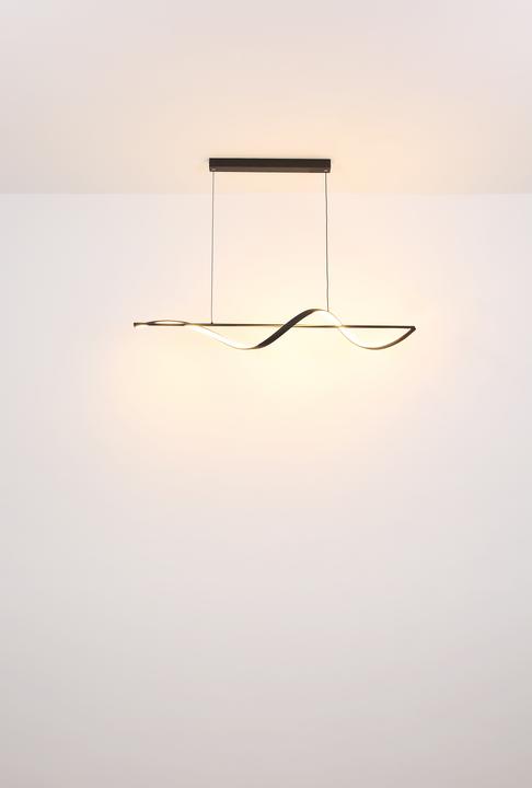 Image du produit Globo Lampe à Suspendre Métal Noir Mat, 1xled (3000 lm)