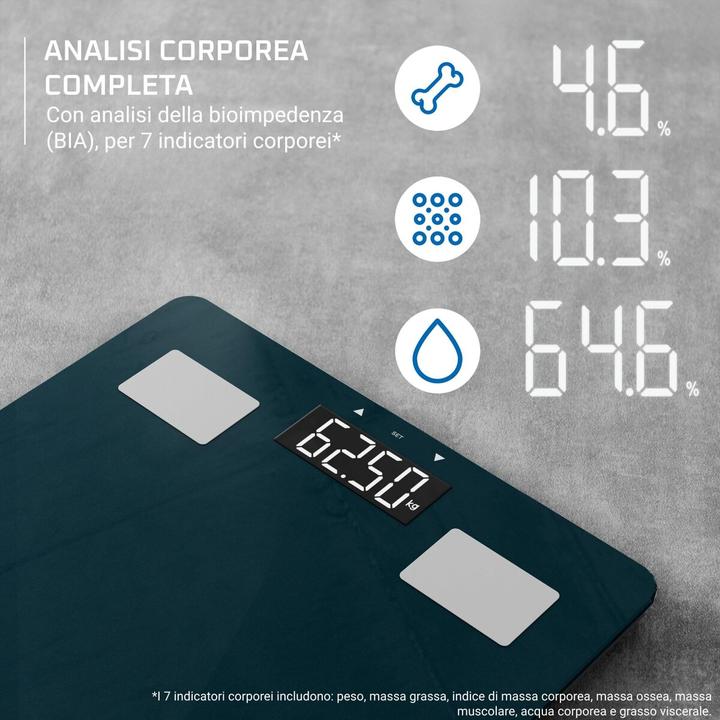 Immagine prodotto Rowenta Digitale Personenwaage BR2600 Blau 180 kg (180 kg)