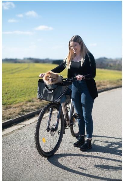 Produktbild Kerbl Fahrradtasche Vacation (Hund, Katze, Reflektoren, Komplett zu öffnen)