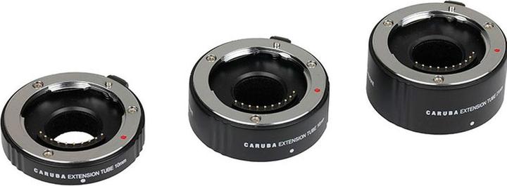 Produktbild Caruba Extension Tube Set Pentax Q Chrom (Makro-Zwischenring, Pentax Q)