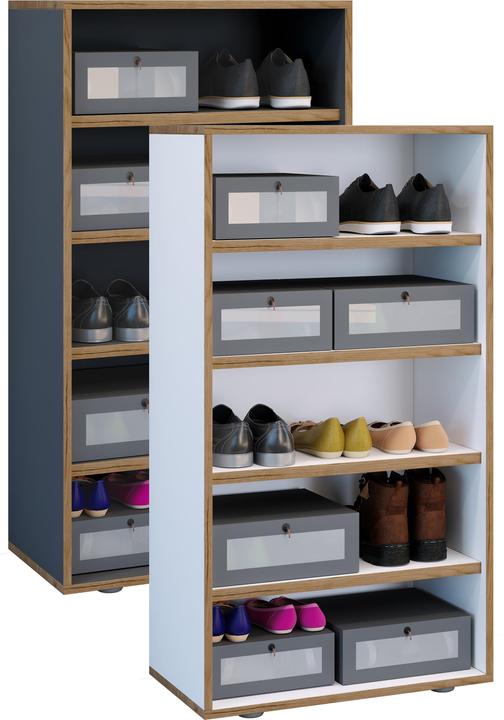Produktbild VCM Regal Schuhschrank Schuhregal Salia B60 (60 x 33 x 110 cm)