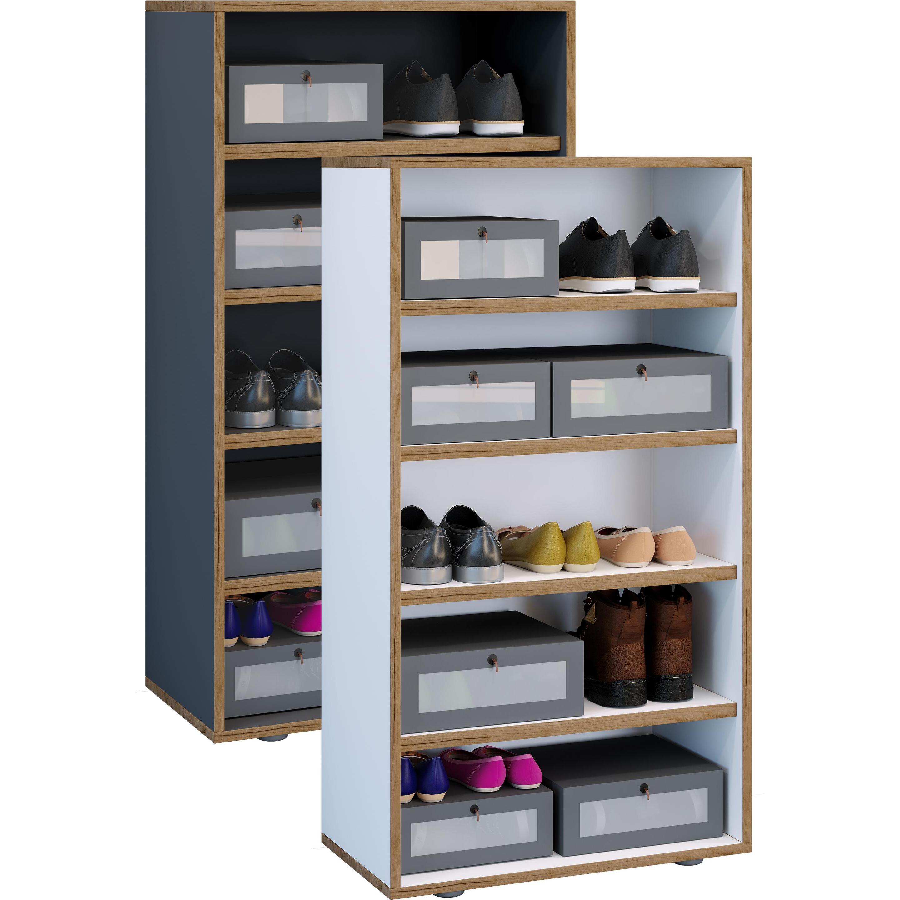 VCM, Schuhschrank, Regal Schuhschrank Schuhregal Salia B60
