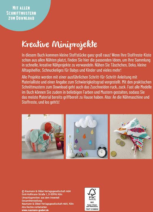 Produktbild Schönes aus Stoffresten nähen I Accessoires, Deko & Geschenke (Deutsch, 2025)