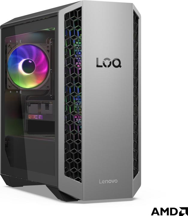 Actual product image Lenovo LOQ Tower 26ADR10 (512 GB, 16 GB, AMD Ryzen 7 8745HX, GeForce RTX 5050)