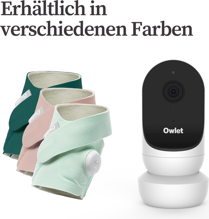 Immagine prodotto Owlet Duo: Smart Sock 3 e Fotocamera 2 (Video e audio, 30 m)