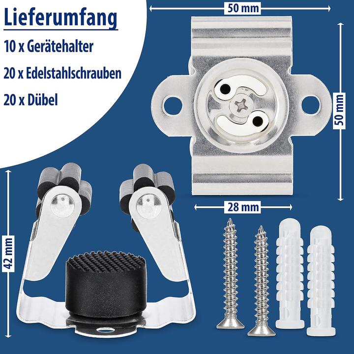 Actual product image Maila Gerätehalter (10er Set)