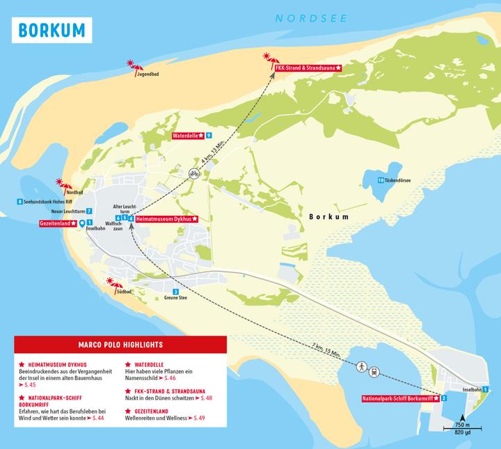Image du produit Reiseführer Ostfriesische Inseln, Baltrum, Borkum, Juist, Langeoog, Norderney (Allemand, Klaus Bötig, Volker Kühn, 2023)