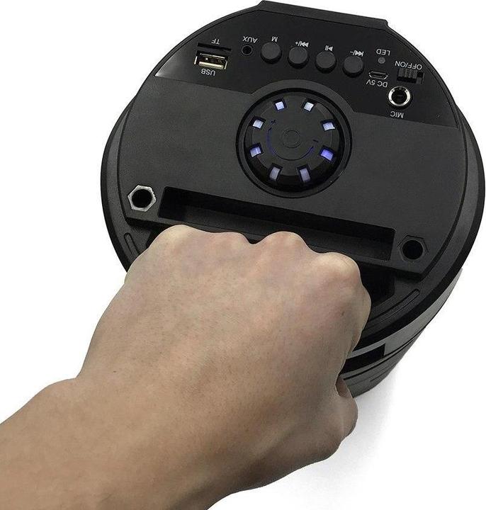 Productafbeelding Media-Tech Draagbare luidspreker PARTYBOX KEG BT MT3165, 30W RMS, Bluetooth, Karaoke, USB, MicroSD (8 h)