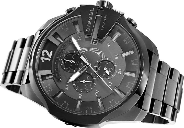 Immagine prodotto Diesel Zegarek Zegarek Męski Mega Chief DZ4355 Czarny (Cronografo, 51 mm)