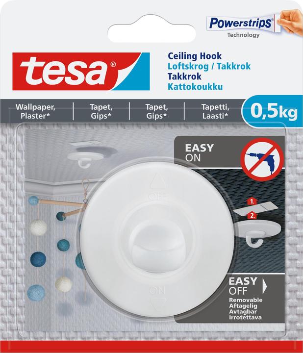 tesa SPEAKER FOR CEILING 77781 1X0.5KG WHITE