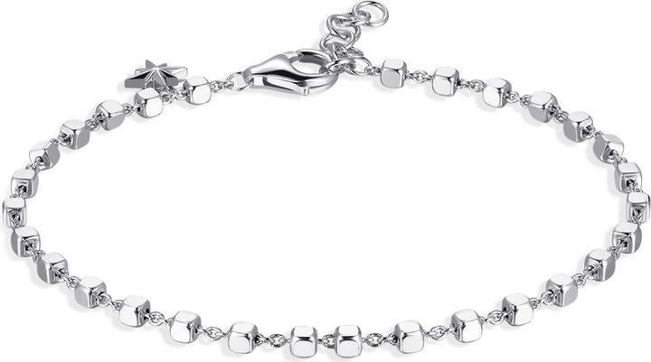 Immagine prodotto Rosato Bracciale a cubo in argento per ciondoli Storie RZB017