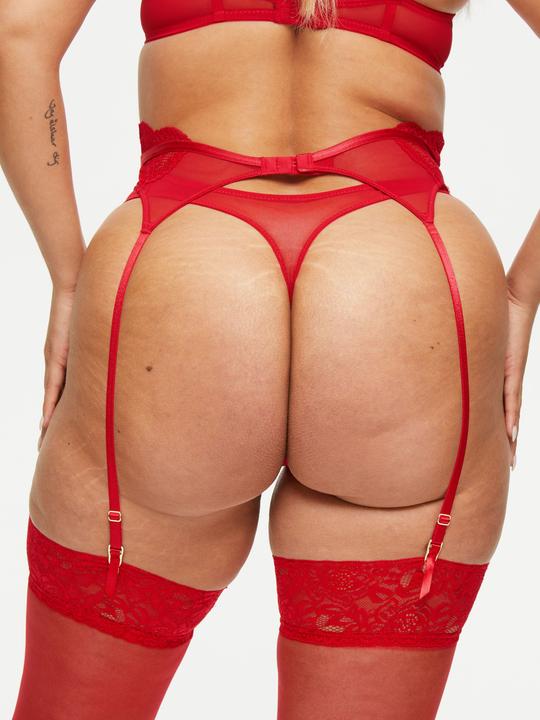 Actual product image Ann Summers Garter Belt Sexy Lace Planet - red (M)