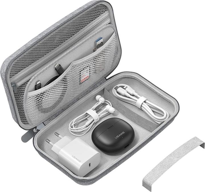 Actual product image Usams Protective case ZB290 for accessories grey