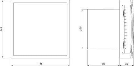 Actual product image Europlast Bathroom fan