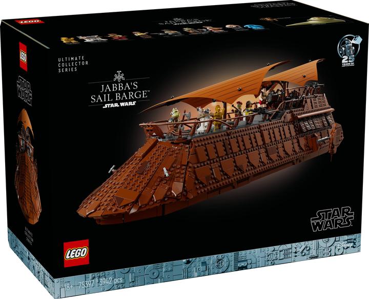 Actual product image LEGO Jabba's sailing barge (75397, LEGO Star Wars, LEGO Rare Sets)