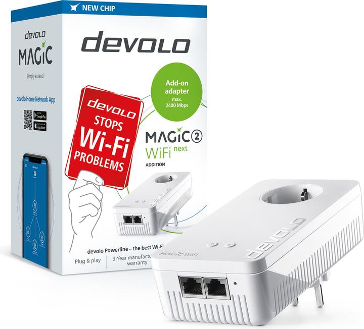 Productafbeelding Devolo Magic 2 Wifi next Single 1200 (1200 Mbit/s)