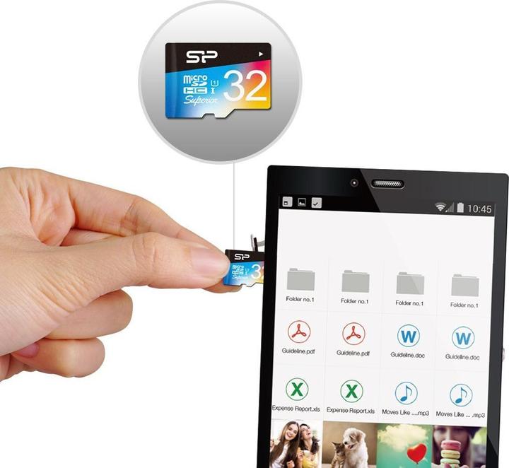 Immagine prodotto Silicon Power Superiore - Scheda di memoria flash (adattatore SD incluso) (32 GB, microSDHC, U1, UHS-I)