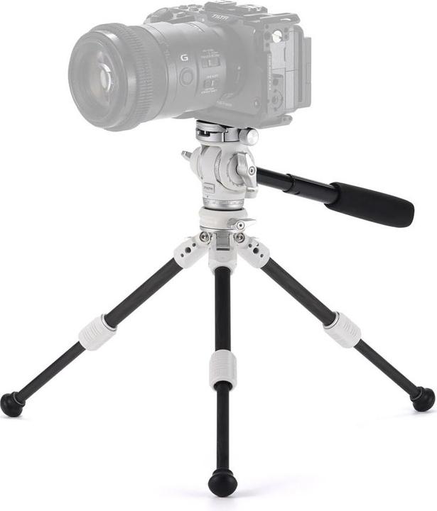 Produktbild Tilta VT03 Tabletop Video Fluid Head, 1-Stage Carbon Fiber Tripod (Carbon, Metall)