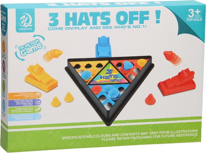 Productafbeelding Yueqi Toys Gezelschapsspel Hoeden Springen!