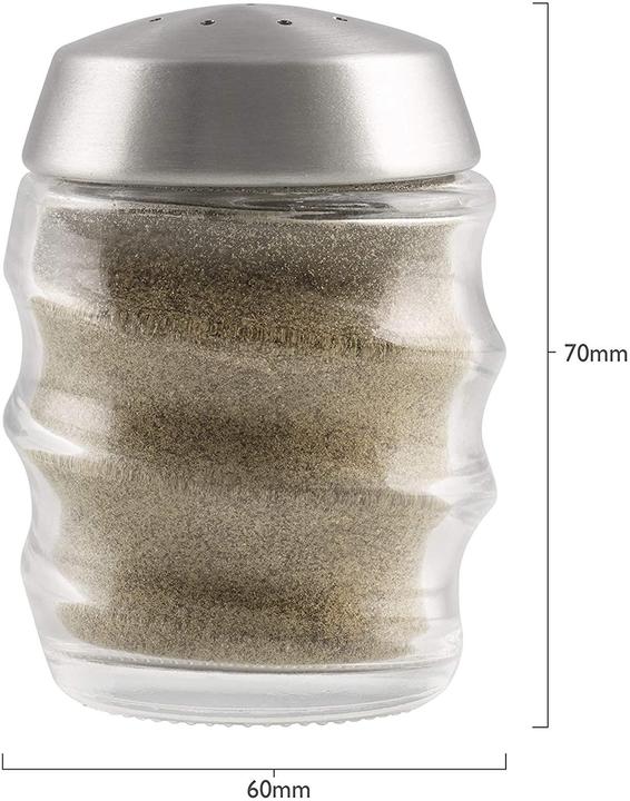 Produktbild Cole & Mason Bray - Streuer Geschenkset, Glas/Edelstahl, 7,5 cm (Pfeffer, Salz)