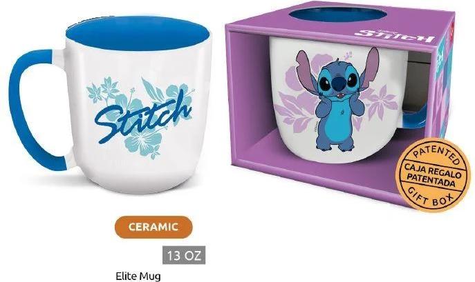 Actual product image Stor STITCH - Flower - Mug Elite Intérieur Coloré - 384ml