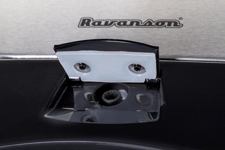 Actual product image Ravanson Toaster OP-7050 Black Silver 1200 W