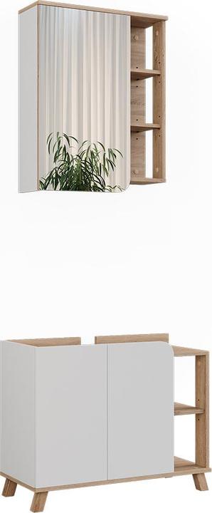 Sonoma Eiche, Sonoma/Weiss