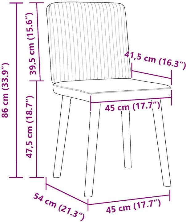 Image du produit vidaXL Esszimmerstuhl