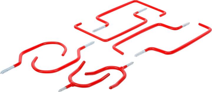 Immagine prodotto BGS Assortimento di ganci a vite per pareti e soffitti | 8 pezzi.