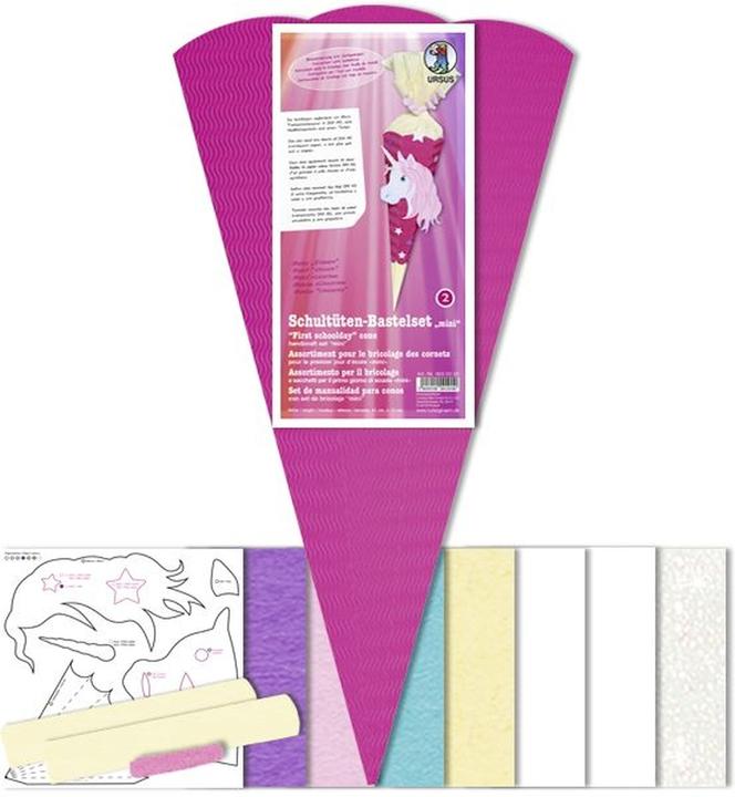 Ursus Geschwister-Schultüten-Bastelset "Einhorn" (41 cm, 1x)
