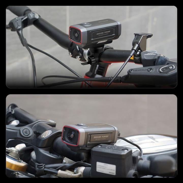Produktbild Garmin AKEEYO 710 Lite Lenker-Actionkamera für Fahrräder und Motorräder – Schwarz (WLAN, Full HD)