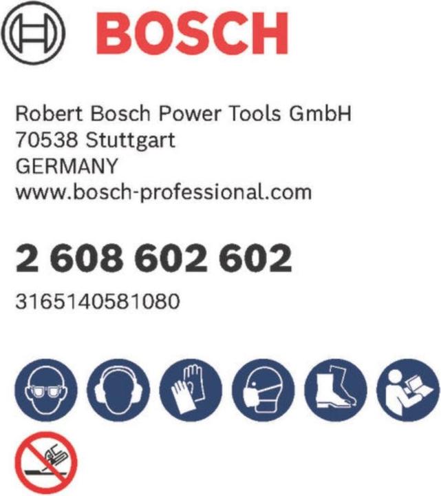 Produktbild Bosch Professional Zubehör Diamanttrennscheibe Standard for Stone, 300 x 20,00/25,40 x 3,1 x 10 mm