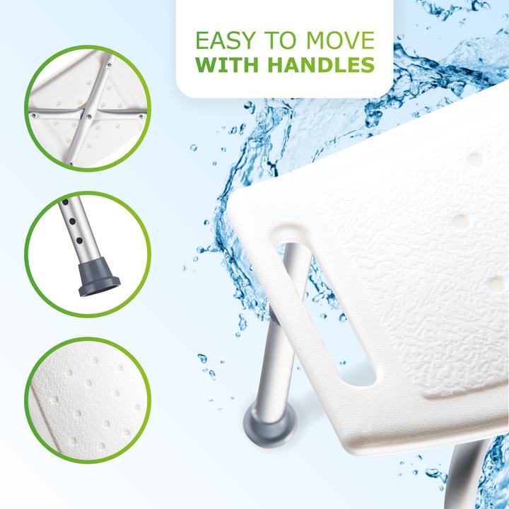 Image du produit Vivamore Chaise de douche 51x45x56cm (150 kg)