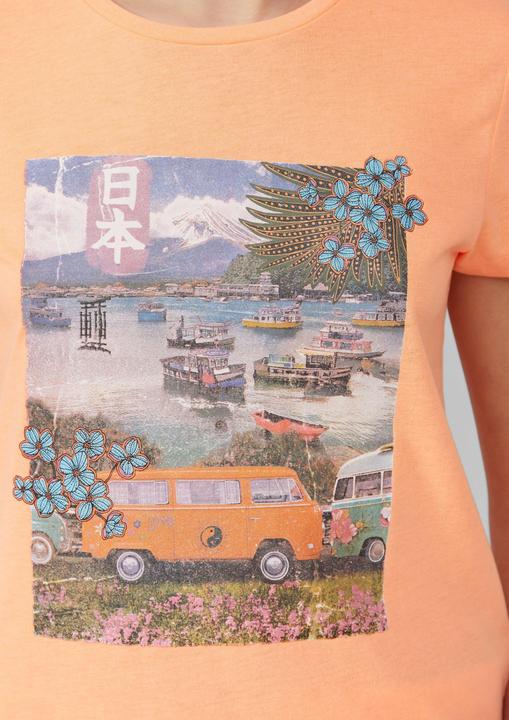 Produktbild S.Oliver T-Shirt T-Shirt aus Baumwolle mit Fotoprint (134, 140)