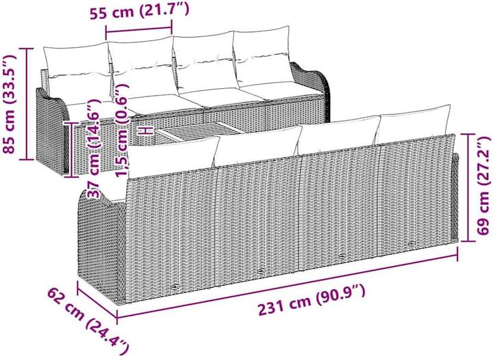 Produktbild vidaXL Ariah